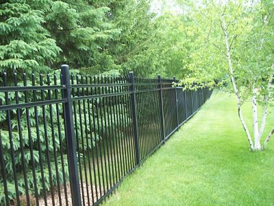 Steel or Aluminum Classic Ornamental Wrought Iron Fence Installation Minnesota