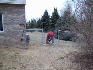 Galvanized chain link fence installation Minnesota