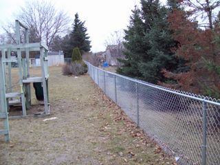 Galvanized chain link fence installation Minnesota
