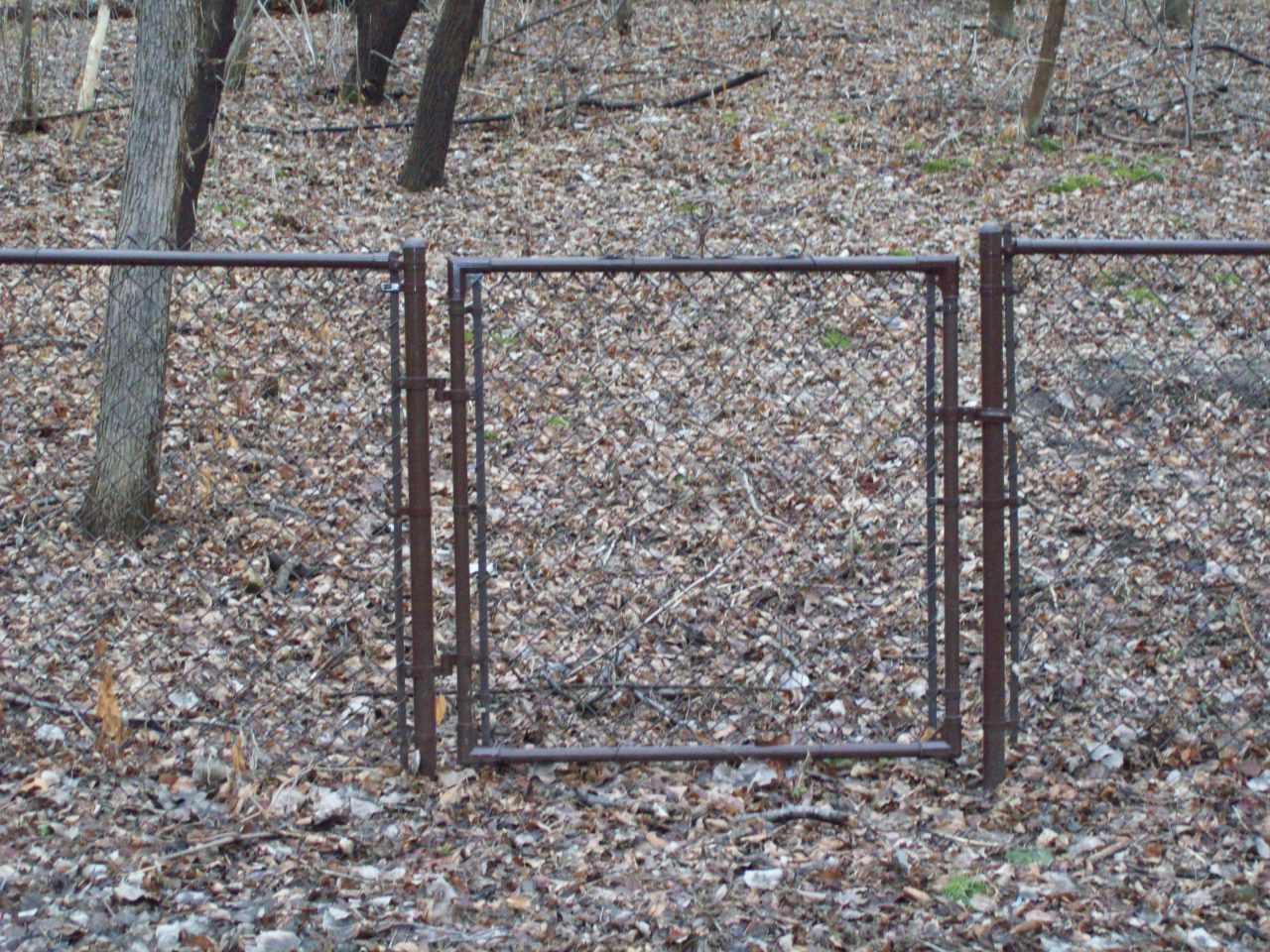 Brown Vinyl Chain Link Fence