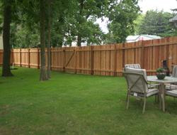 Cedar Dog-Eared Batten Board Privacy Fence Company Minnesota