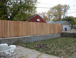 Cedar Batten Board Privacy Fence Minnesota