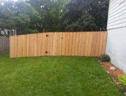Cedar Batten Board Privacy Fence Minnesota