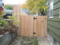 Cedar Batten Board Privacy Fence Minnesota