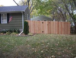 Cedar Batten Board Privacy Fence Minnesota