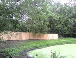 Cedar Batten Board Privacy Fence Minnesota