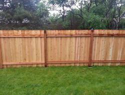 Cedar Batten Board Fence