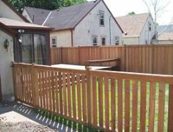 Picture Frame Picket Fence Installation Minnesota