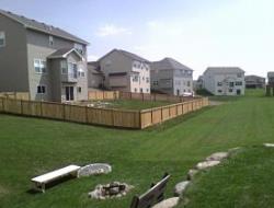 Picture Frame Picket Fence Installation Minnesota