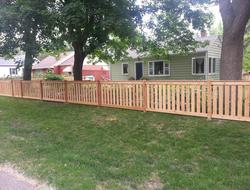 Picture Frame Picket Fence Installation Minnesota