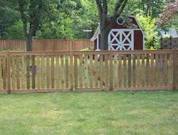 Picture Frame Picket Fence Installation Minnesota
