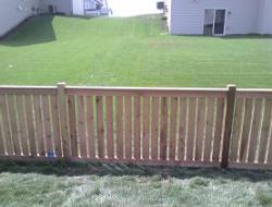 Picture Frame Picket Fence Installation Minnesota