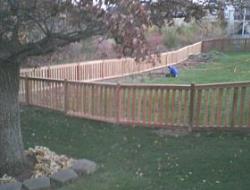 Picture Frame Picket Fence Installation Minnesota