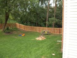 Picture Frame Picket Fence Installation Minnesota