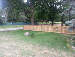 Picture Frame Picket Fence