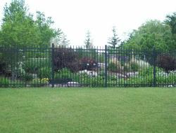 Steel or Aluminum Classic Ornamental Wrought Iron Fence Installation Minnesota